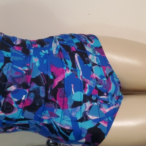 CALVIN KLEIN Celestial Starburst One-Piece Swimsuit Size 4 - Picture 3 of 9